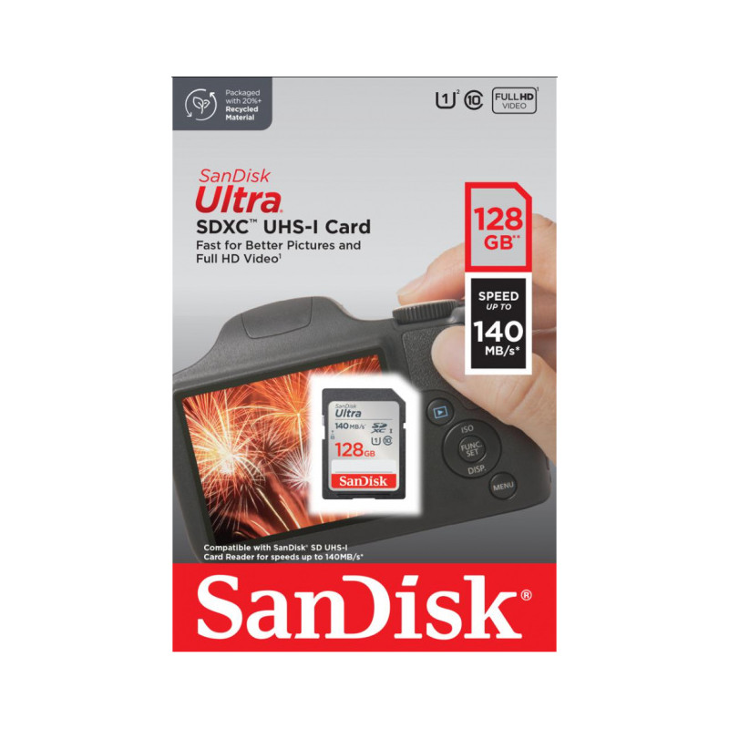 SanDisk Ultra SD 128GB 140MB/s