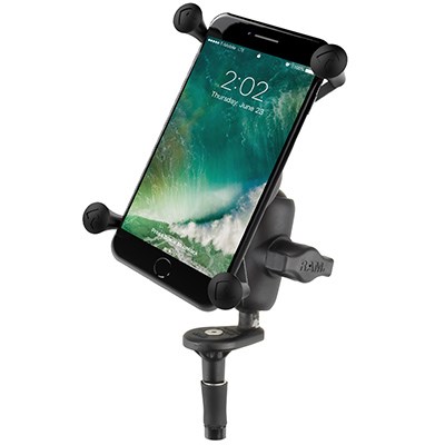 Mbajtëse telefoni RAM Mount RAM-B-176-A-UN10U, për motoçikletë, me X-Grip, e zezë