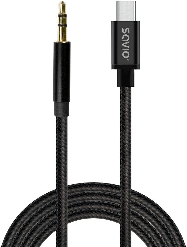 Kabllo audio Savio CL-187, 1m, USB, i zi