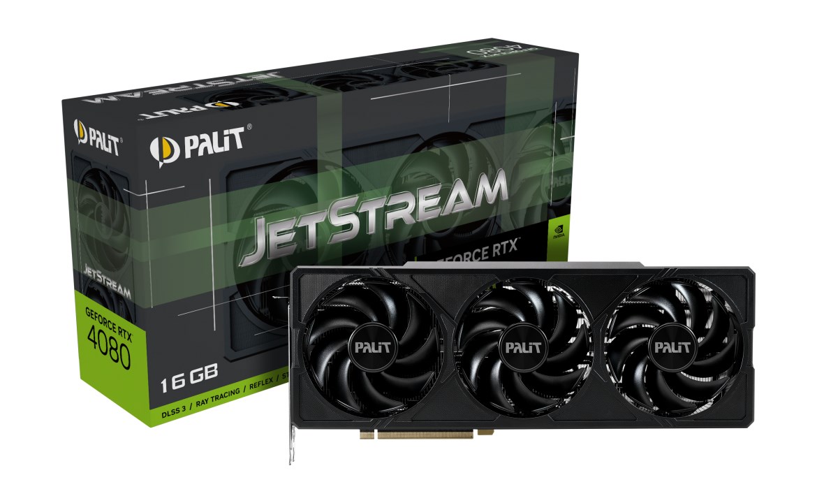 Kartë grafike PALiT NVIDIA GeForce RTX 4080, 16 GB GDDR6X, NED4080019T2-1032J
