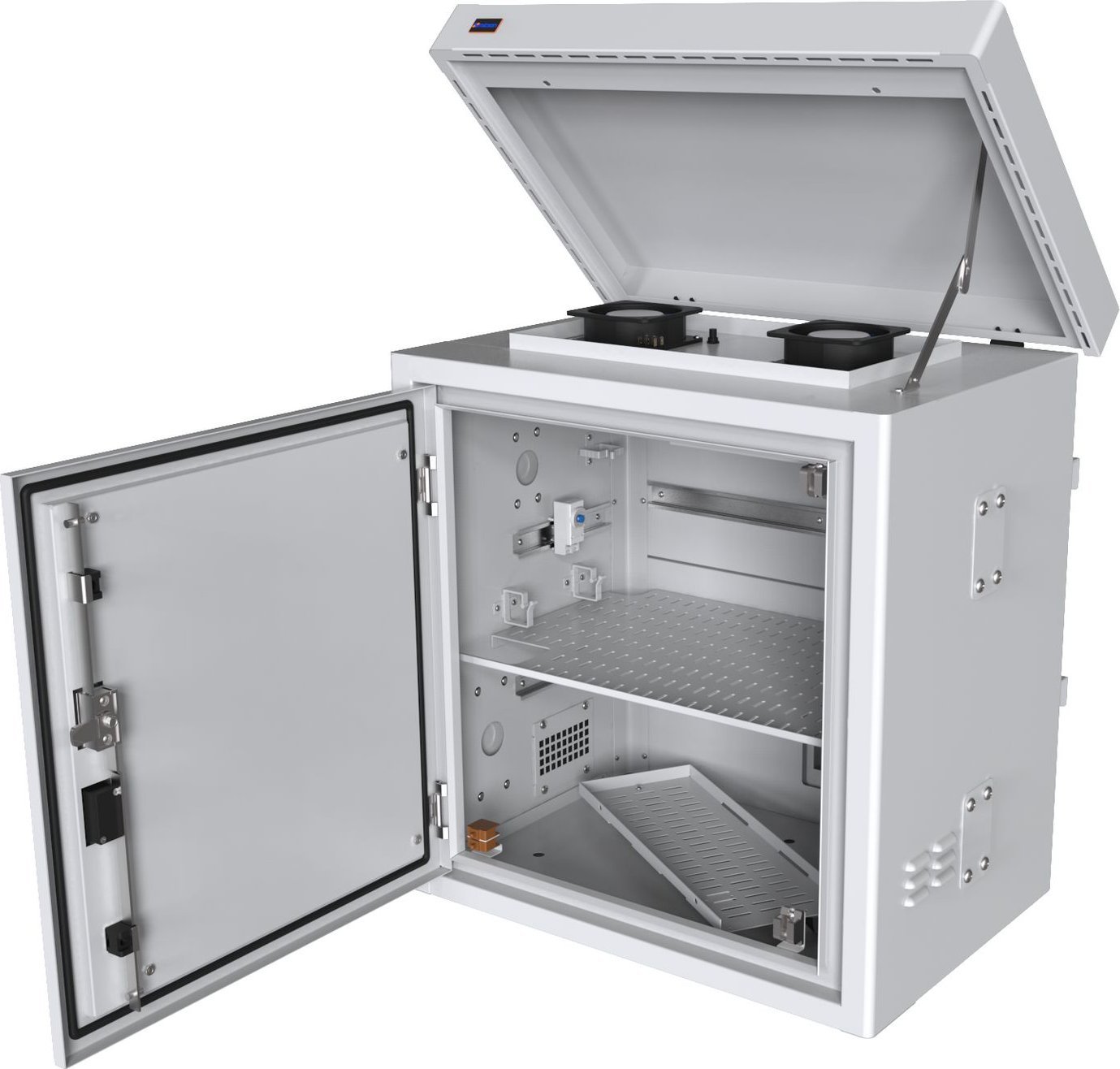 Kabinet rack Lanview RCCTV003, 0U, për kamera sigurie, i bardhë