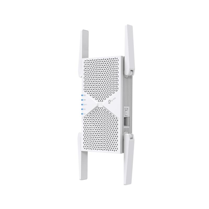 Zgjatues Wi Fi TP Link BE6500, Dual Band Wi Fi 7, portë Ethernet 2.5 Gbps, i bardhë