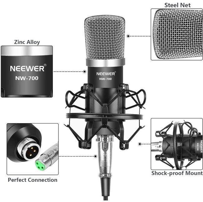 [OUTLET] Mikrofon Neewer NW-700, i zi
