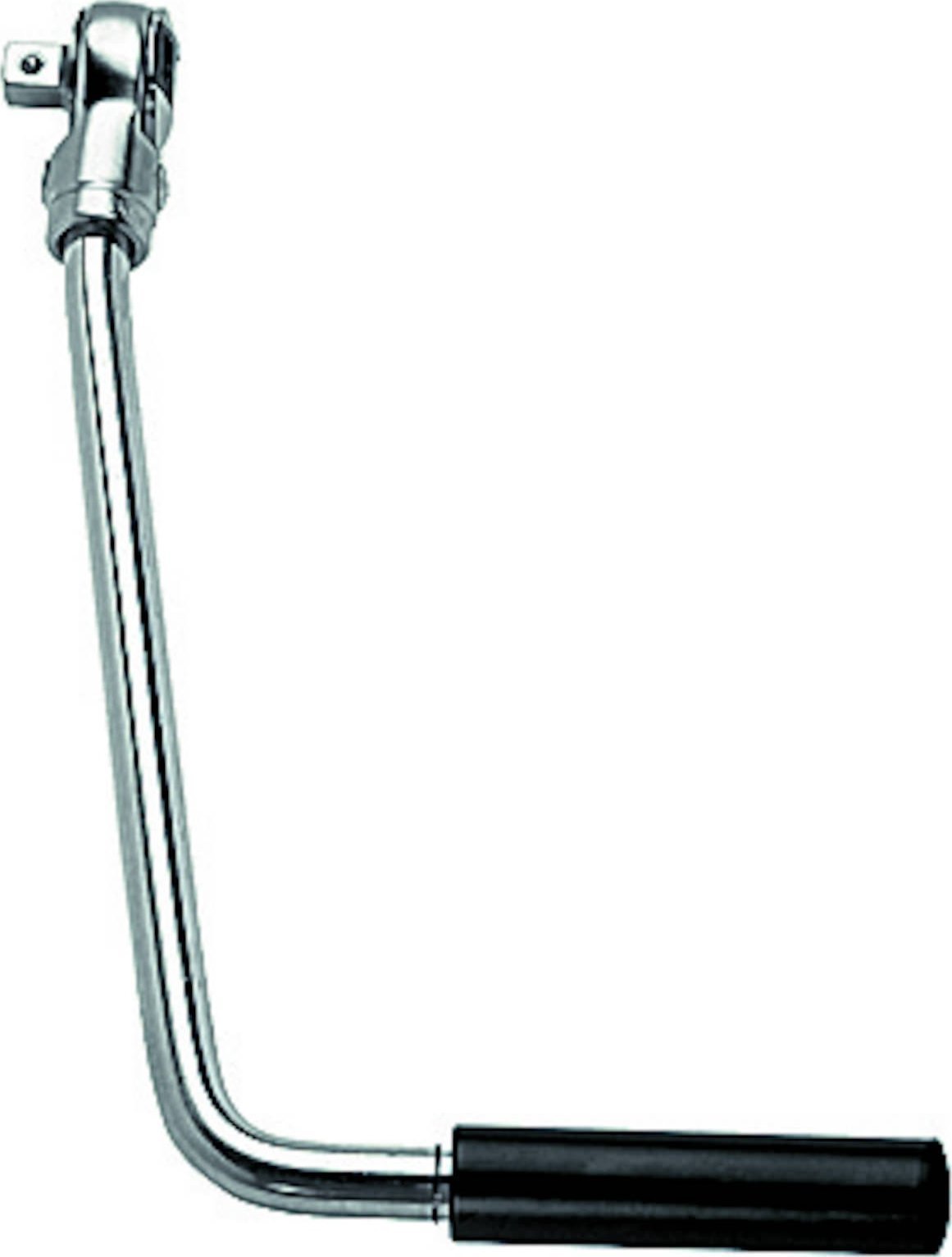 Dorezë krank për tripod Avenger B9005R, metalike, me kapje gome, krom e zezë