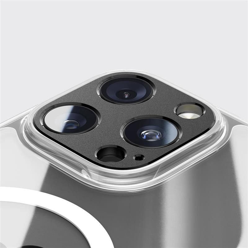 Mbrojtëse kamere Tech-Protect Camalloy Fit+, për iPhone 17 Pro, aliazh alumini, blu e errët