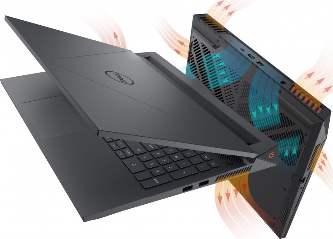 Laptop DELL Inspiron, 15.6" 120 Hz, Intel Core i7 13650HX, 16 GB RAM, 16 GB SSD, Nvidia GeForce RTX 4060, i hirtë