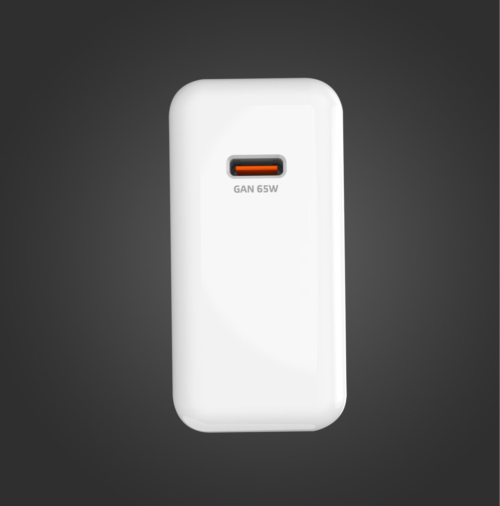 Karikues Celly TC1, USB-C, 65W GaN, i bardhë