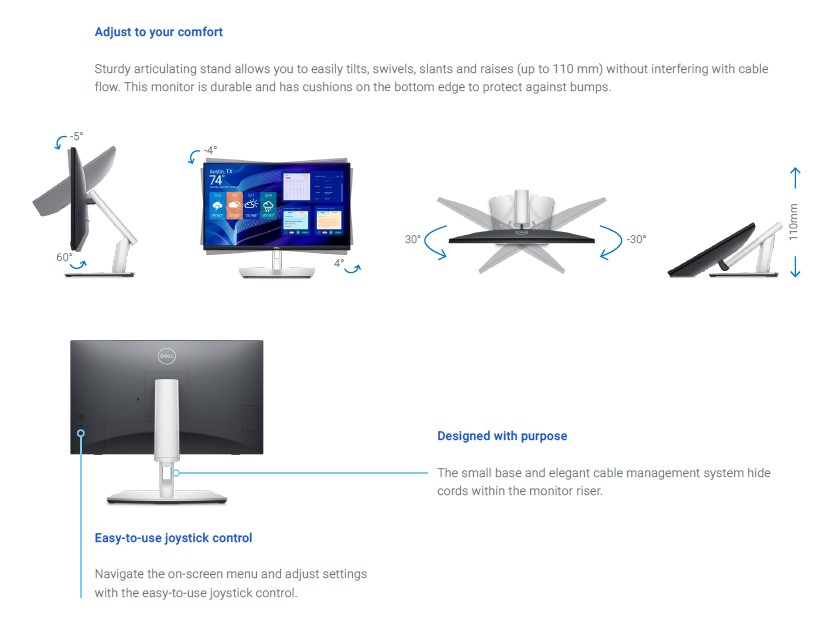 Monitor Dell P2424HT Touch, 24", FHD, i zi