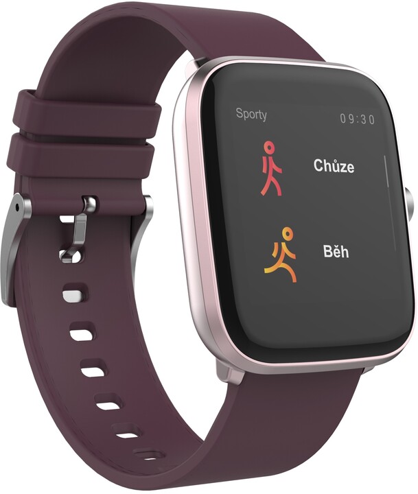 [OUTLET] Orë sportive iGET FIT F25, rozë