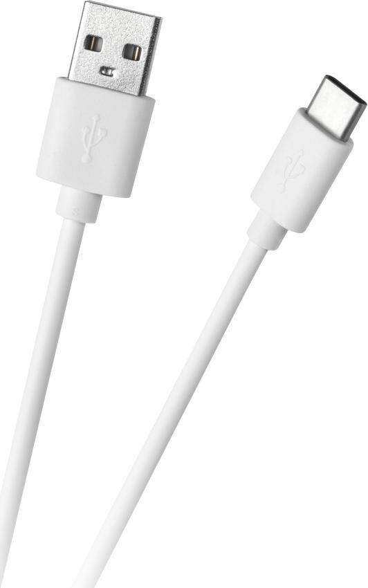 Kabllo USB Type C, 1m, USB 2.0, e bardhë