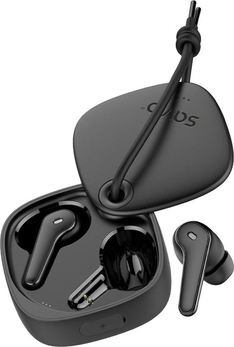 Kufje wireless Savio TWS-11, Bluetooth, me kuti karikimi, të zeza