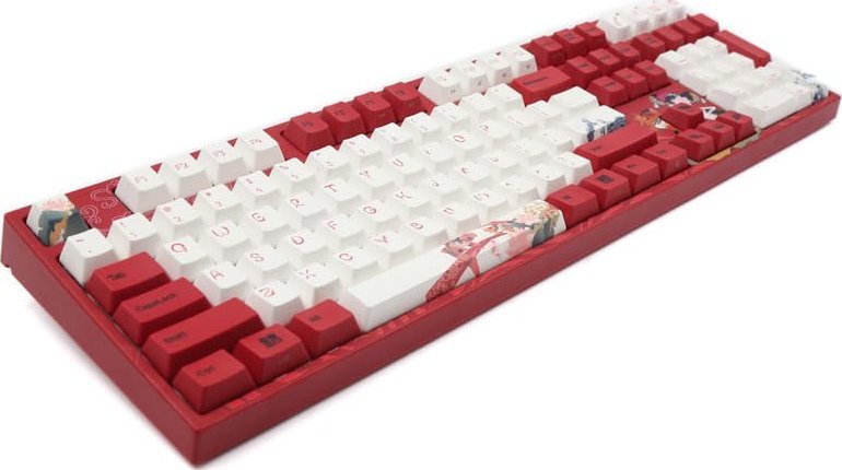 Tastierë gaming Varmilo VEA108 Koi, MX Silent Red, LED i bardhë