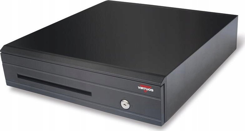 Sirtar arkë Virtuos C425C, 5 ndarje kartëmonedhash, 8 ndarje monedhash, i zi