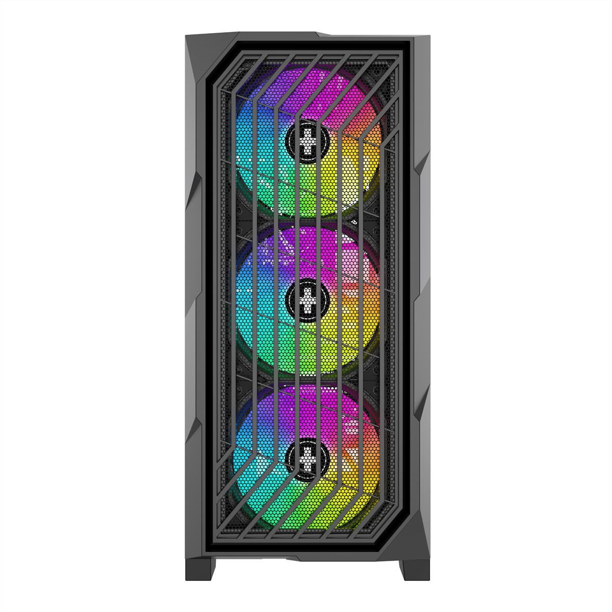 Kutia kompjuterike Xilence Breeze II, MIDI Tower, ARGB, e zezë