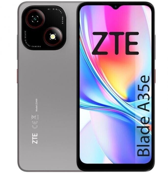 Telefoni ZTE Blade A35e, 32GB, 4G, gri argjendtë