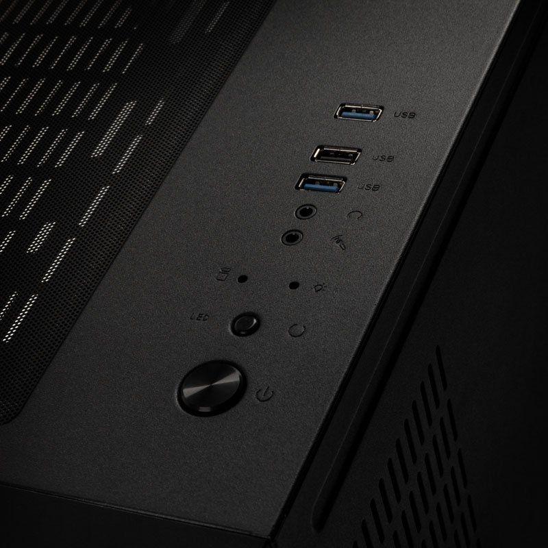 Kasë Kolink Unity Code X ARGB Midi-Tower, e zezë