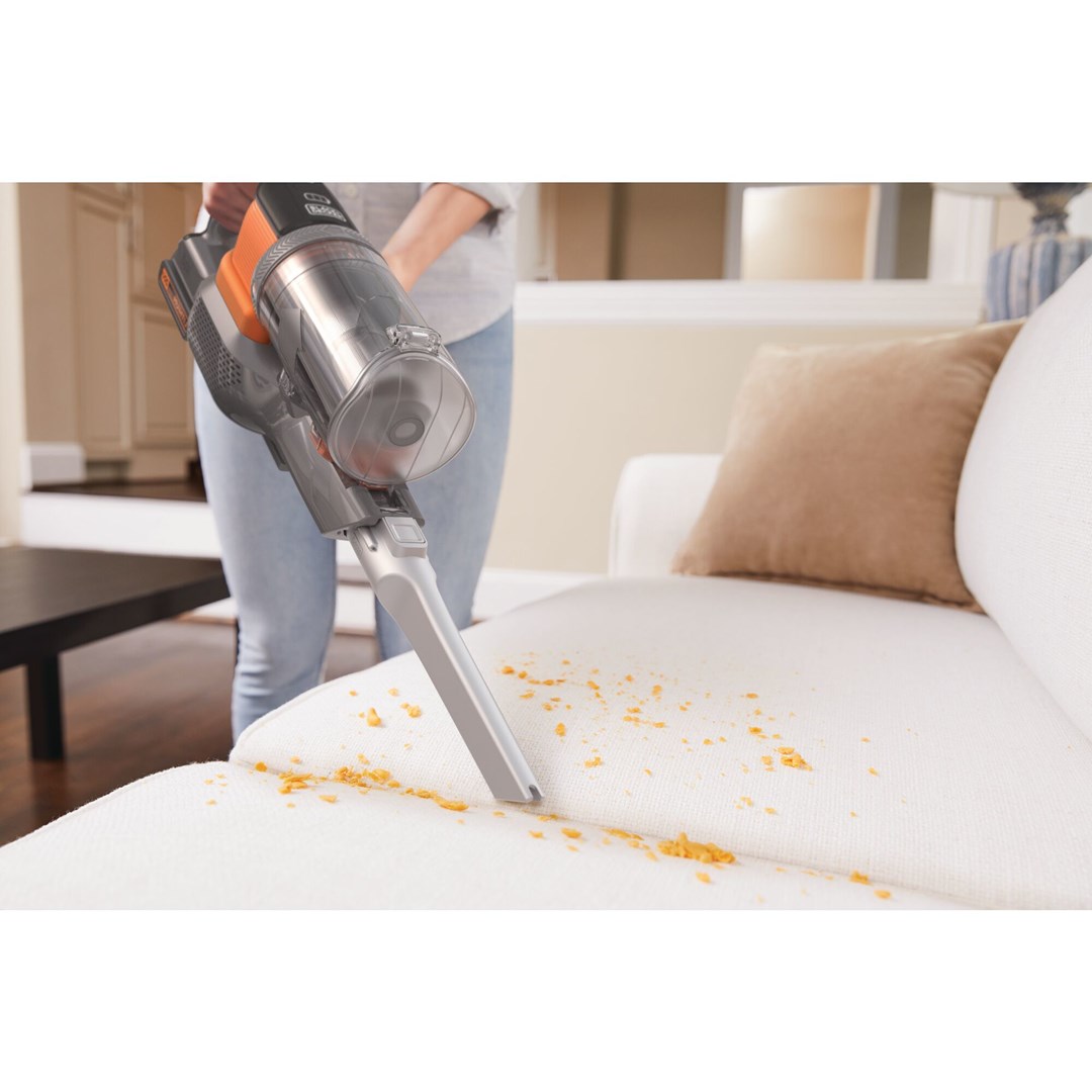 Fshesë me korrent pa kabllo Black+Decker PowerSeries Extreme BHFEV182C-QW, 18V, vertikale 4 në 1, gri