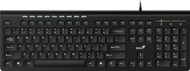 Set tastierë dhe maus Genius Slimstar 230, US Layout, Multimedia, Slim, USB, e zezë