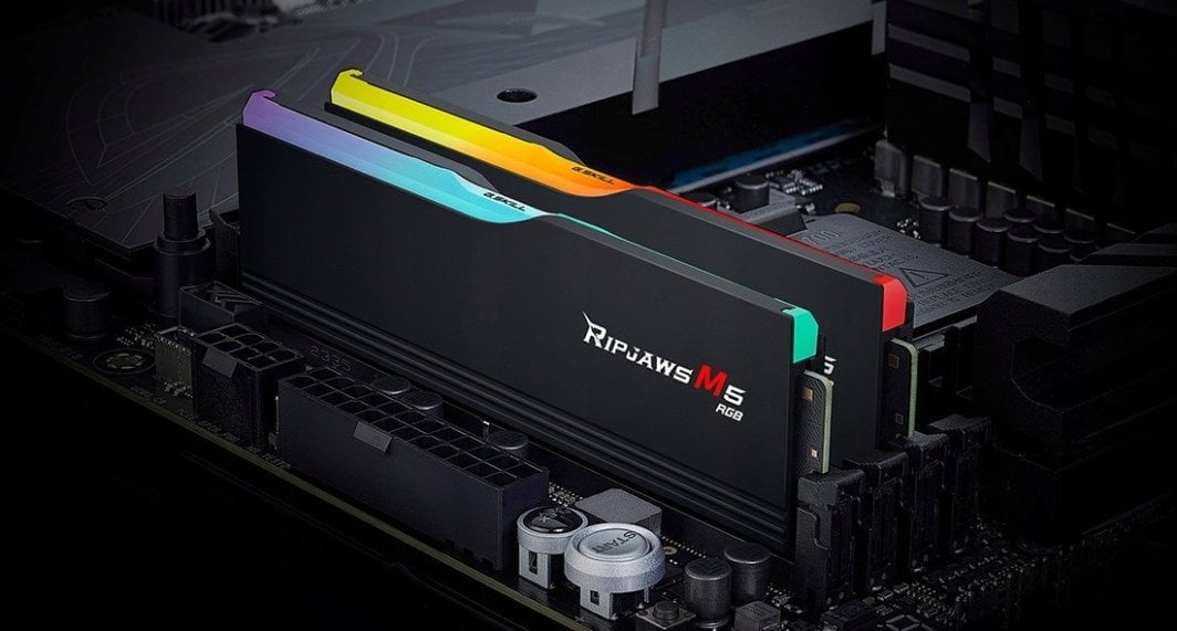 Memorie G.Skill Ripjaws M5 RGB, DDR5, 32 GB, 6000 MHz, CL36, F5-6000J3648D16GX2-RM5RK