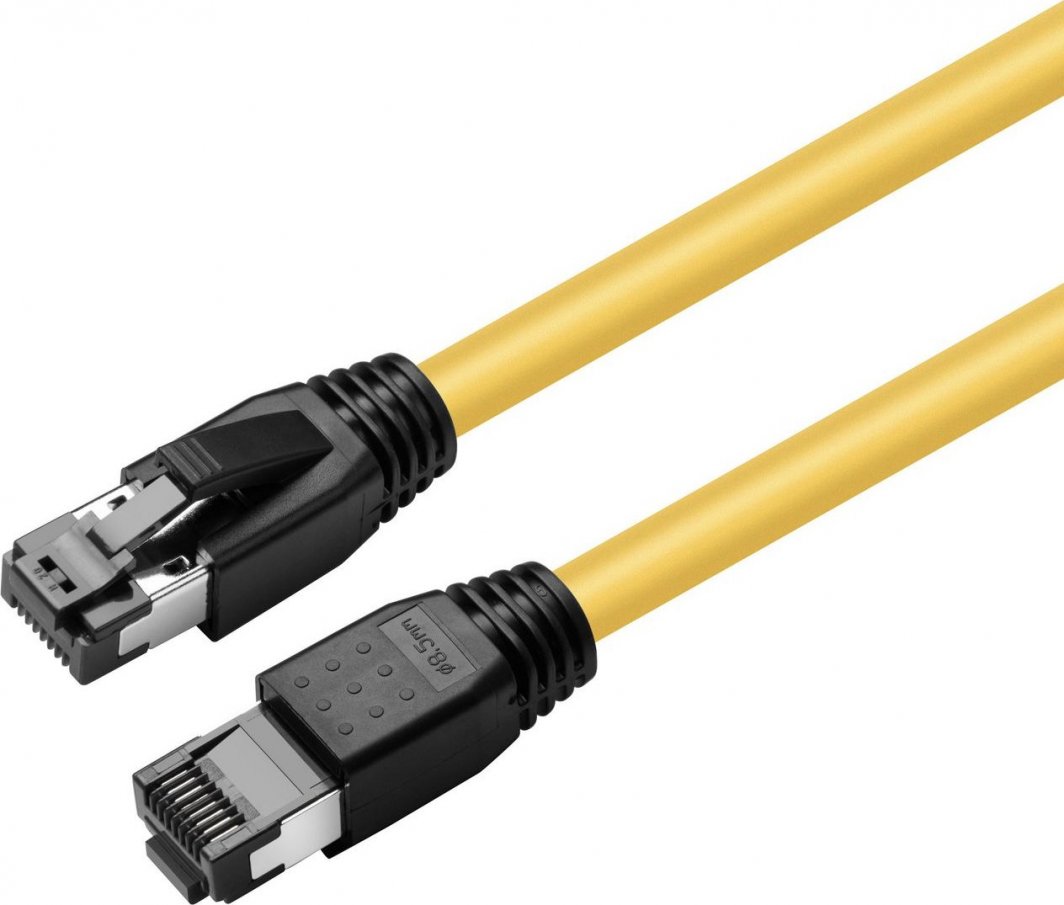 Kabllo rrjeti MicroConnect CAT8.1 S/FTP, 3m, LSZH, e verdhë