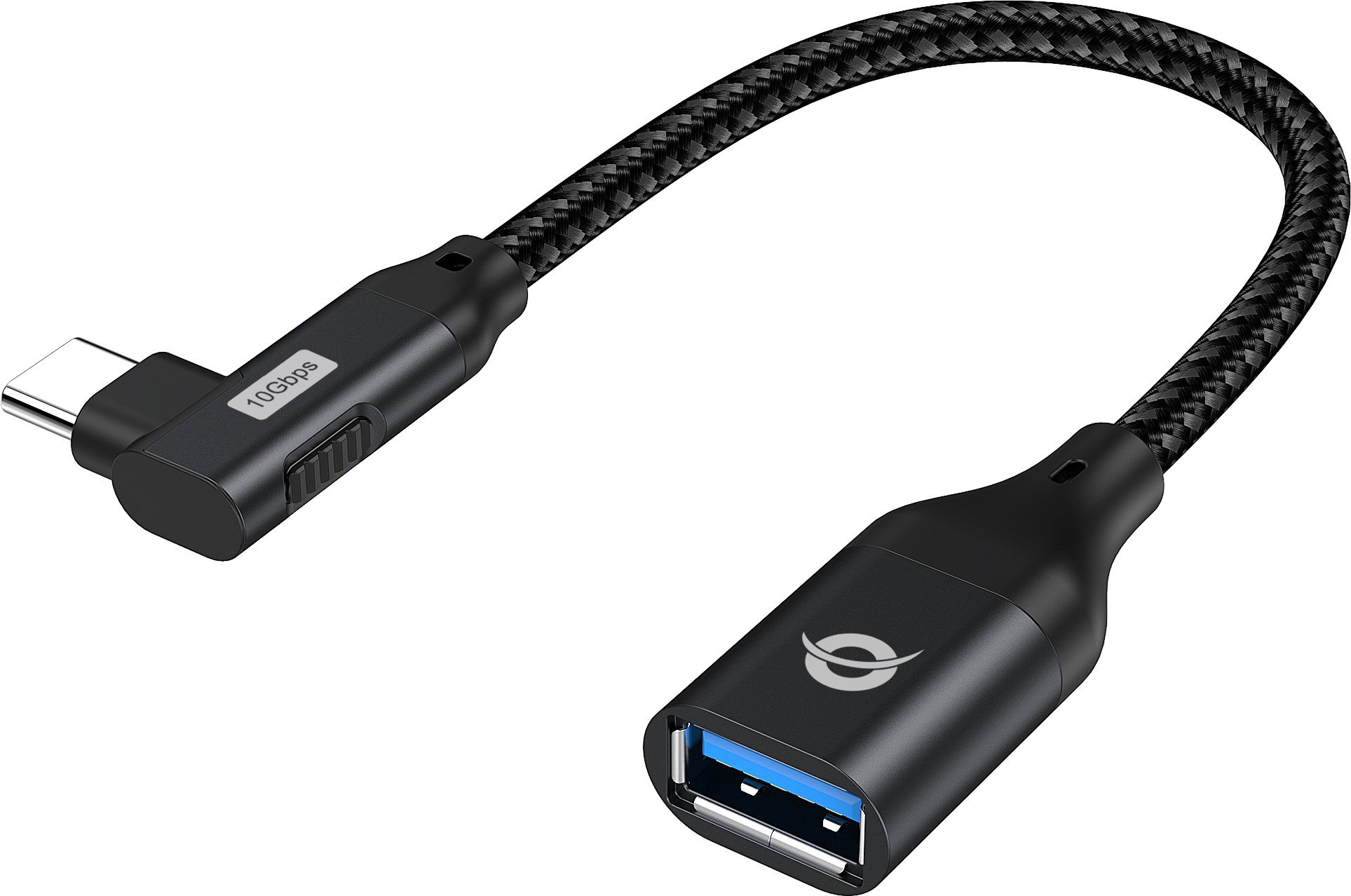 Adapter OTG Conceptronic ABBY19B, USB C në USB A, USB 3.2 Gen 2, 90°