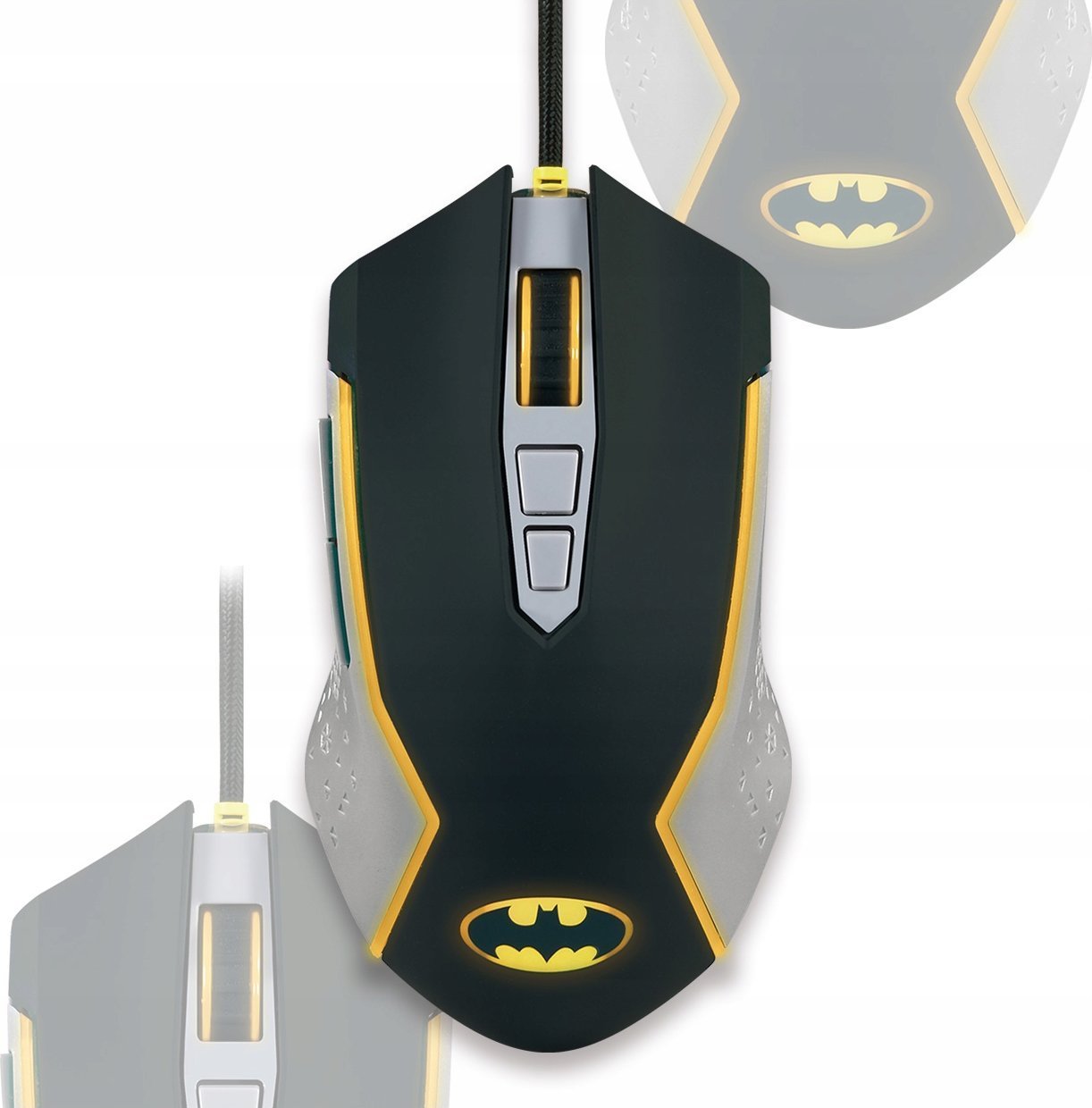 Maus gaming FR-TEC Batman, DPI i rregullueshëm, dizajn ergonomik, i zi
