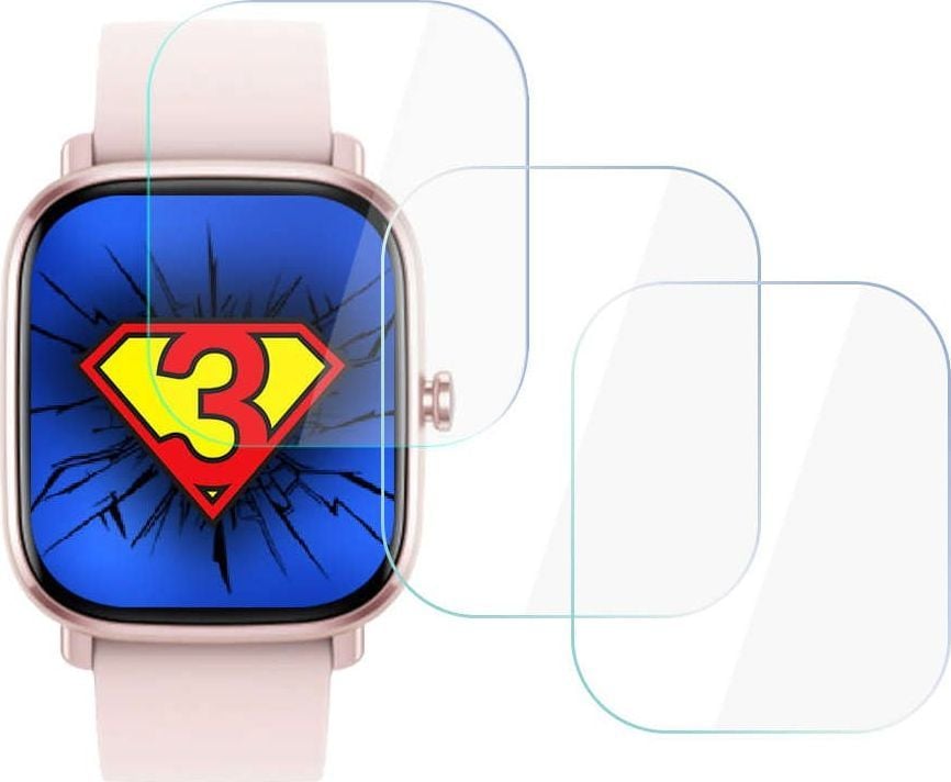 Folie mbrojtëse 3MK ARC, për Amazfit GTS 2 Mini, transparente