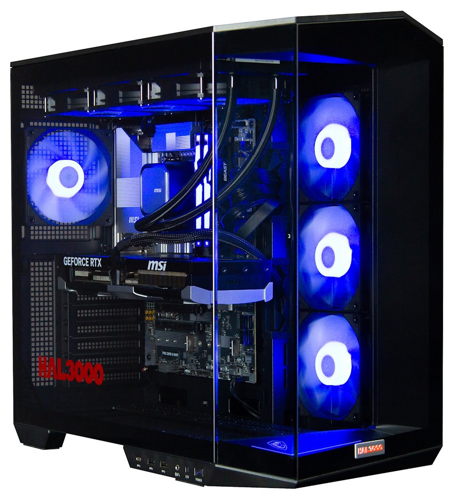 Kompjuter HAL3000 Master Gamer Elite-K, Intel Core Ultra 5 245KF, 32GB RAM, 2TB SSD, RTX 5070 Ti, i zi