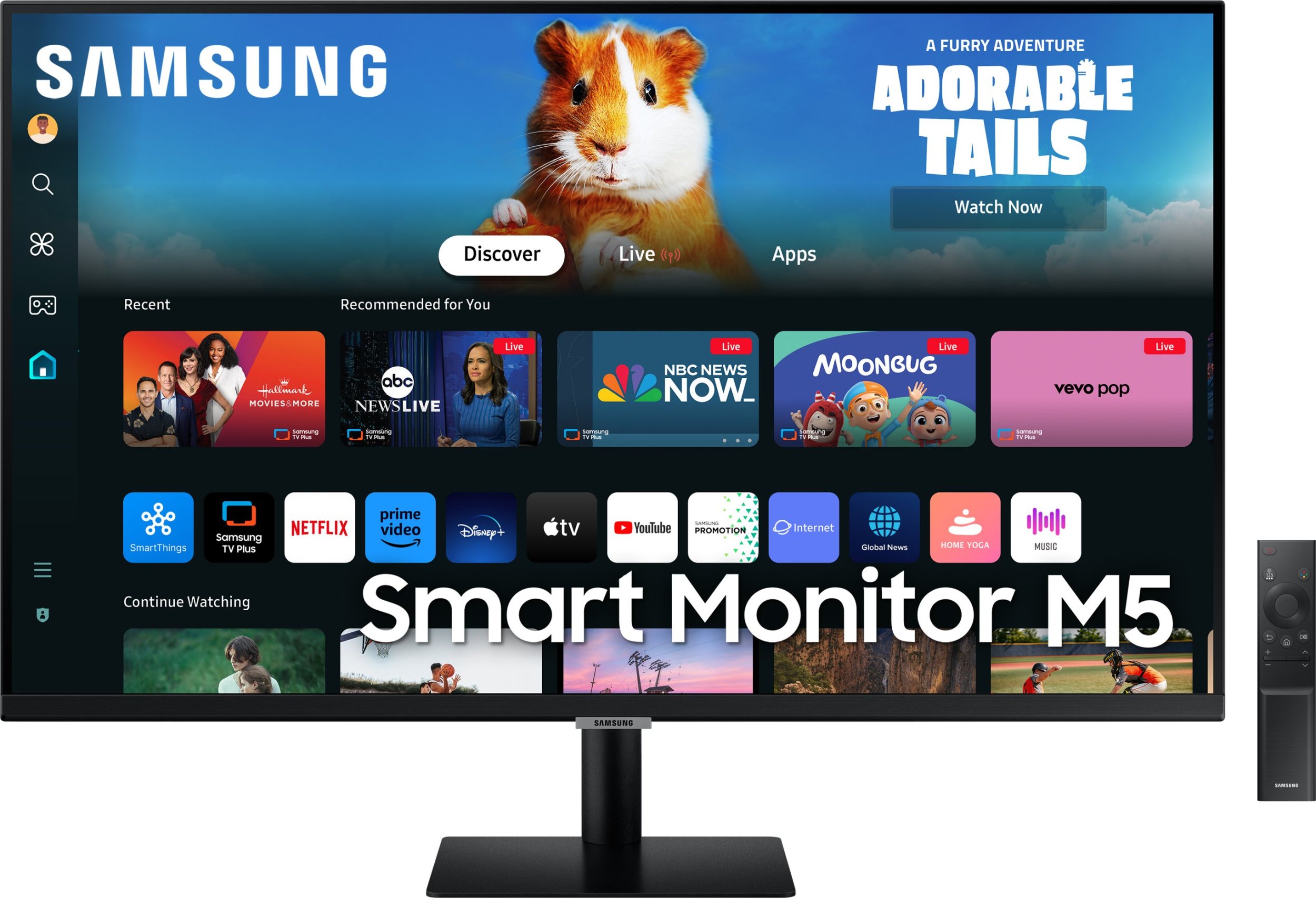Monitor Samsung M50D, 32", Full HD, i zi
