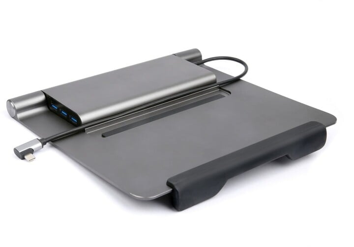 Mbajtëse laptopi Acer me stacion docking 5në1 USB-C, e argjendtë