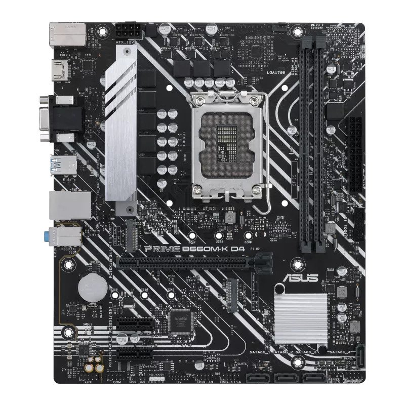 Pllakë amë ASUS PRIME B660M-K D4, LGA 1700, mATX