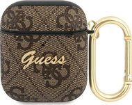 Këllëf për AirPods Guess 4G Protective Case, për gjenerata 1 dhe 2, kafe
