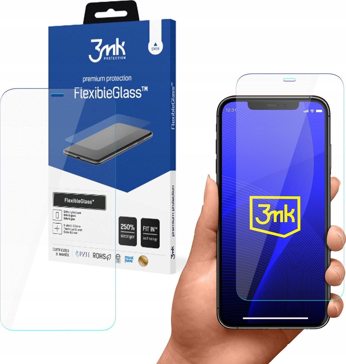 Mbrojtës ekrani 3mk FlexibleGlass për Honor X8a, xham hibrid, transparencë e lartë