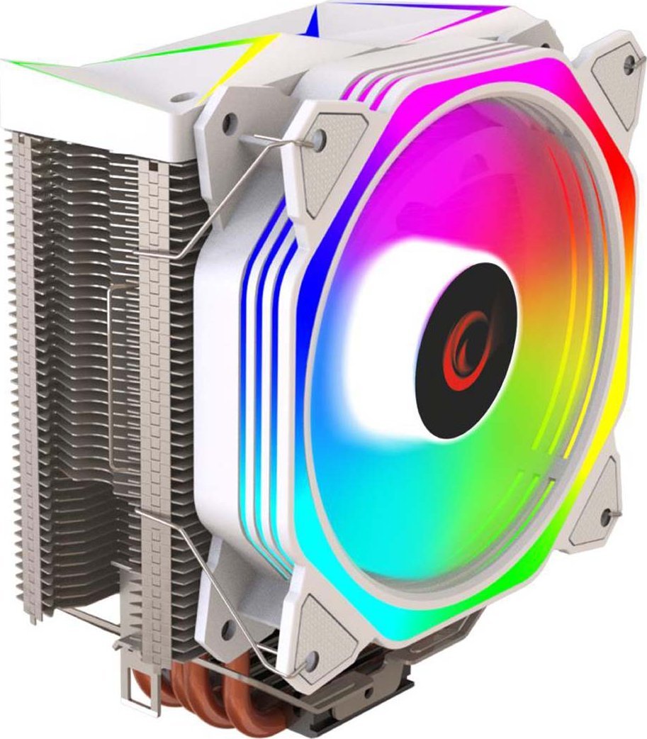 Ладилник за процесор Rampage Octagon C50, вентилатор 120 mm, TDP 165W, бел