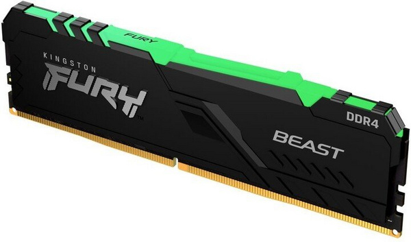 [OUTLET] Memorie RAM Kingston Fury Beast RGB 16GB DDR4 3200 CL16