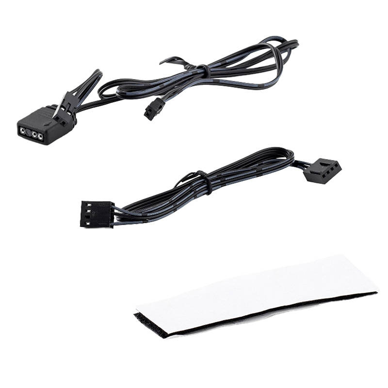 Kontrollues ventilatorësh DarkFlash RC2, PWM dhe ARGB, sinkronizim 5V 3 Pin, i zi