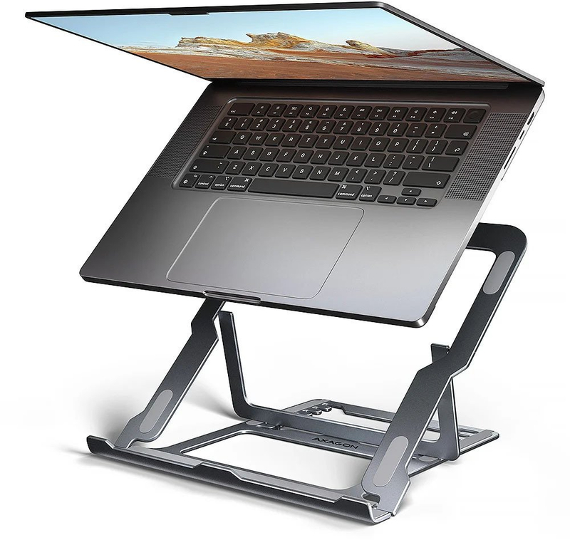 Standi për laptopë dhe tabletë Axagon STND-LAG, 10" 17.3", metalik, gri