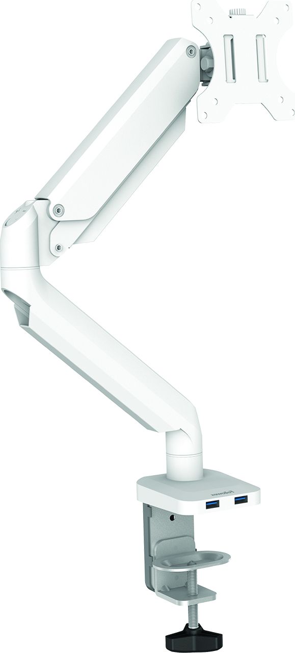 Krah monitori Fellowes Platinum Series 8056201, deri 30", me gaz, i bardhë