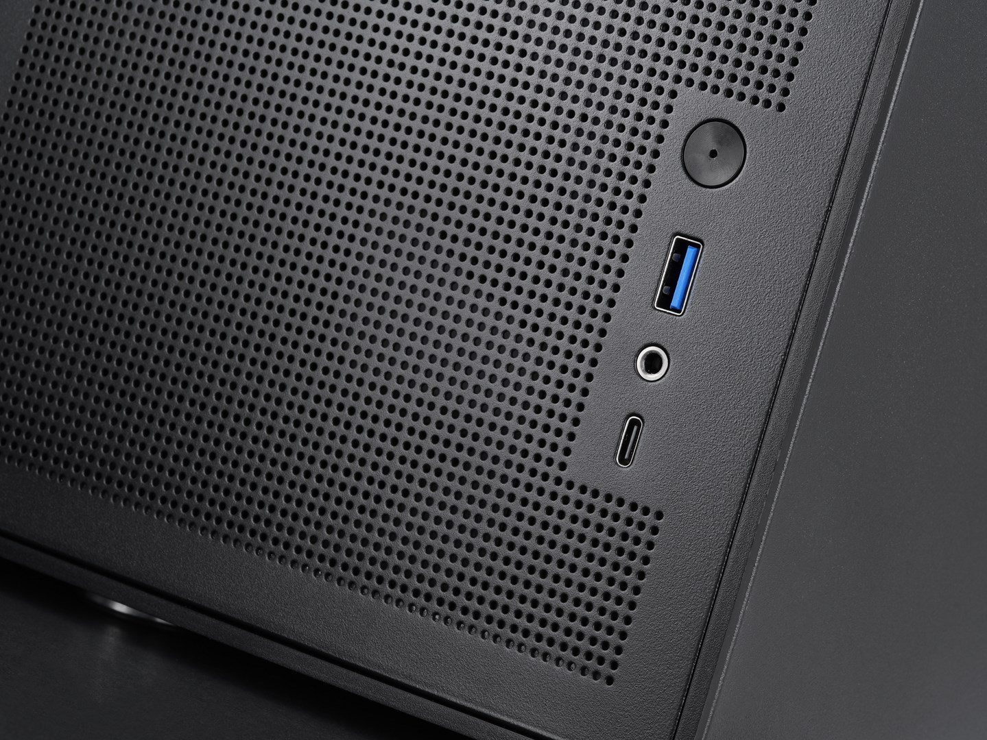 Kuti PC Mars Gaming MC-XPRO, MicroATX, mini tower, mesh, e zezë