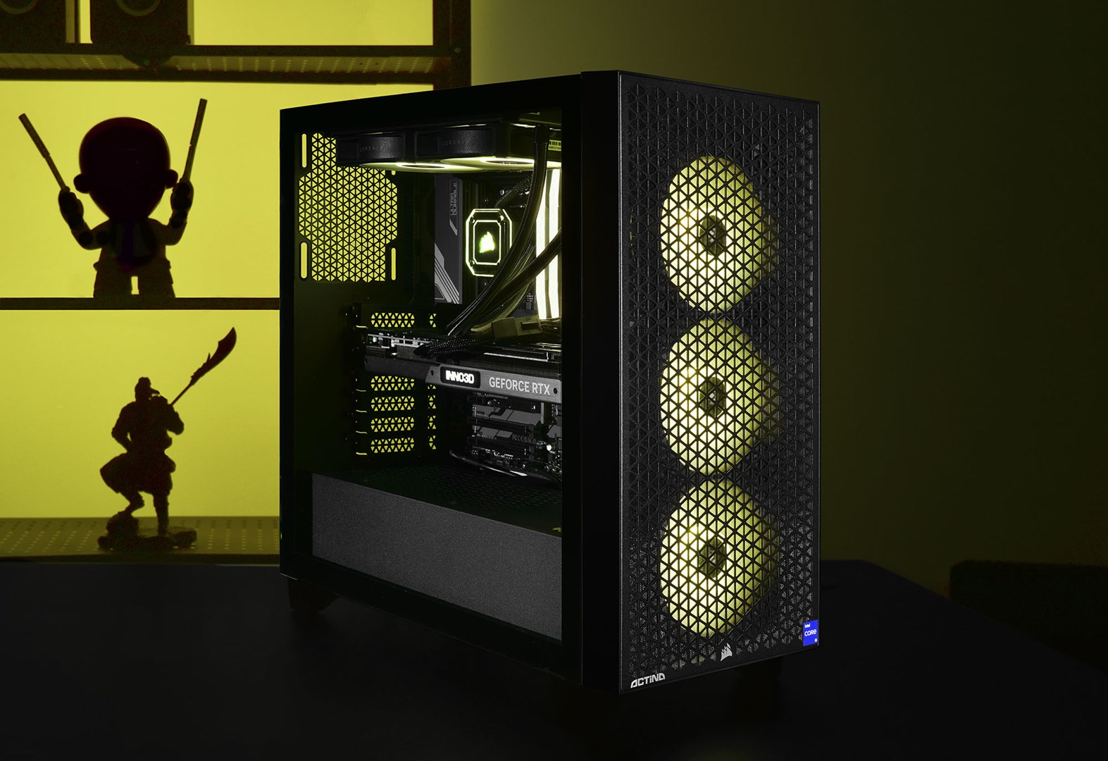 Kompjuter Actina AMD Ryzen 7 7800X3D, 32 GB RAM, 2 TB SSD, NVIDIA RTX 4070 SUPER, i zi