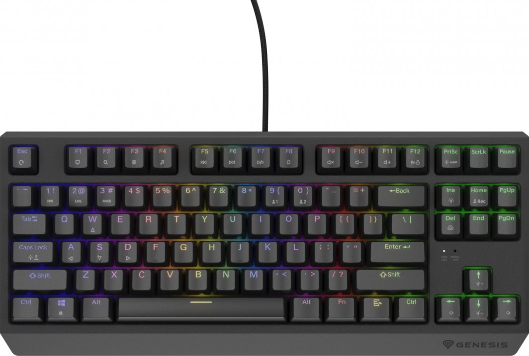 Tastierë Genesis Thor 230 TKL Outemu Brown, e zezë