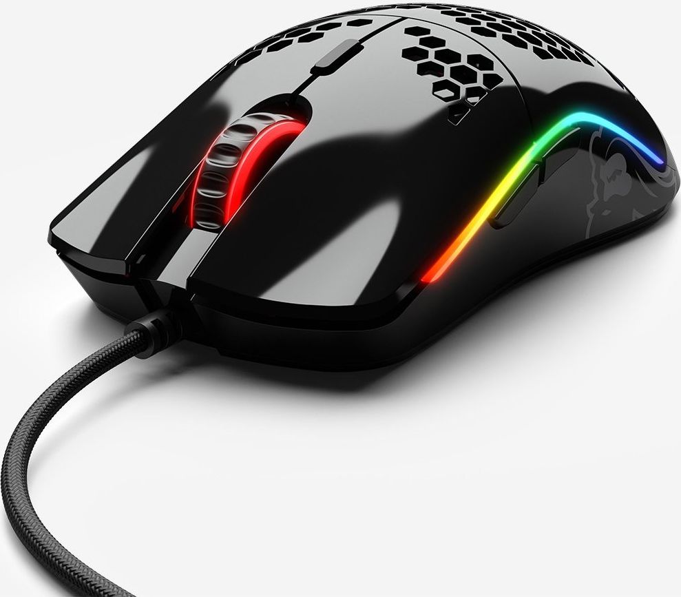 Maus gaming Glorious Model O, sensori Pixart 3360, RGB, i zi