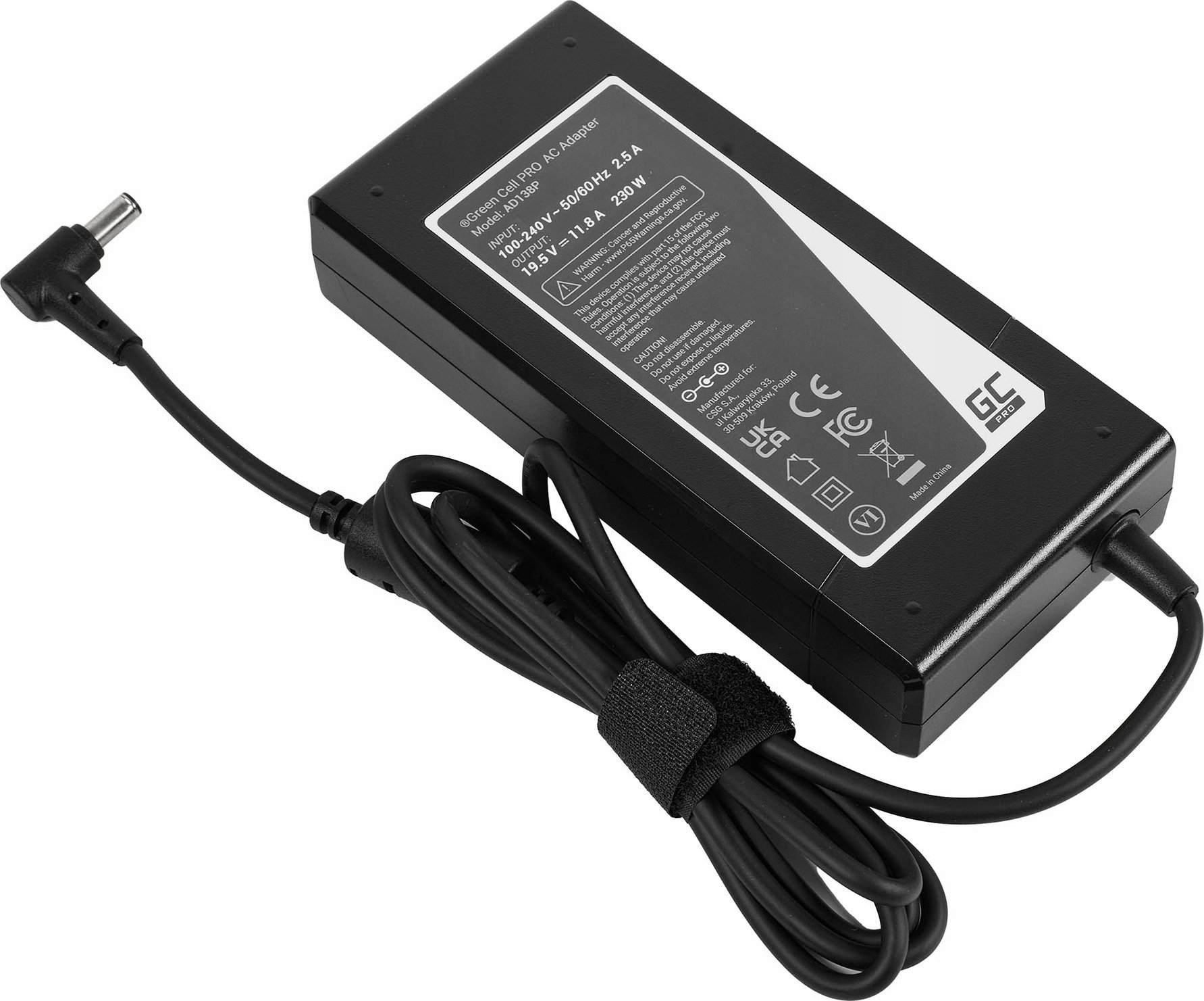 Adapter universal Green Cell AD138P, inverter 230 W, 19.5 V, i zi