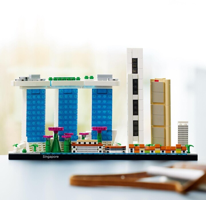 Set lodër LEGO® Architecture 21057 Singapore, 827 pjesë