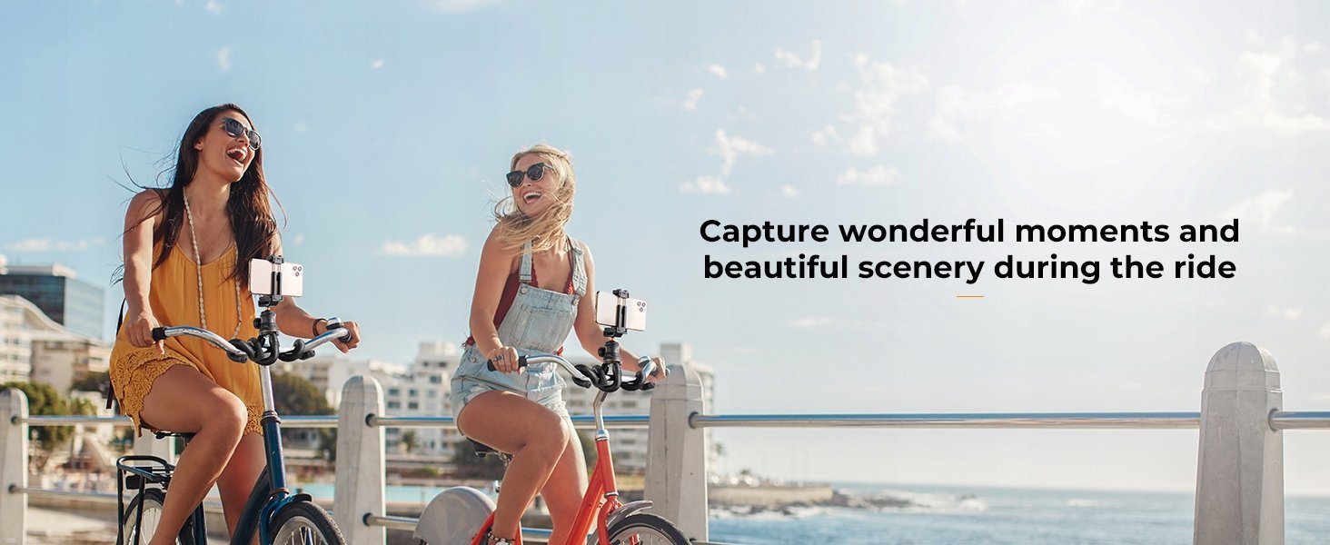 Tripod për telefon dhe kamera K&amp;F Concept Versatile Mini, këmbë fleksibile, me telekomandë Bluetooth, i zi