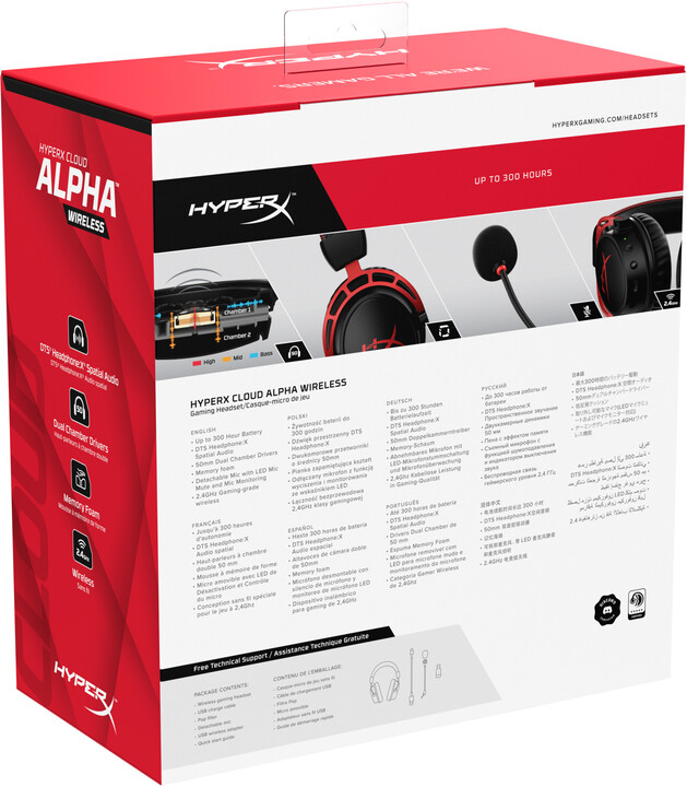 [OUTLET] Kufje HyperX Cloud Alpha Wireless				