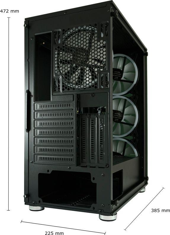 Kasë LC-Power Gaming 803B Shaded_X RGB, Midi Tower