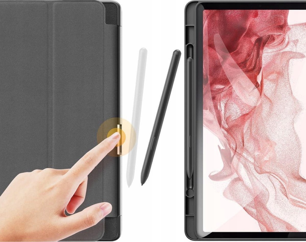 Mbulesë tablet DUX DUCIS Domo për Samsung Galaxy Tab S9, 11", me stand, e zezë