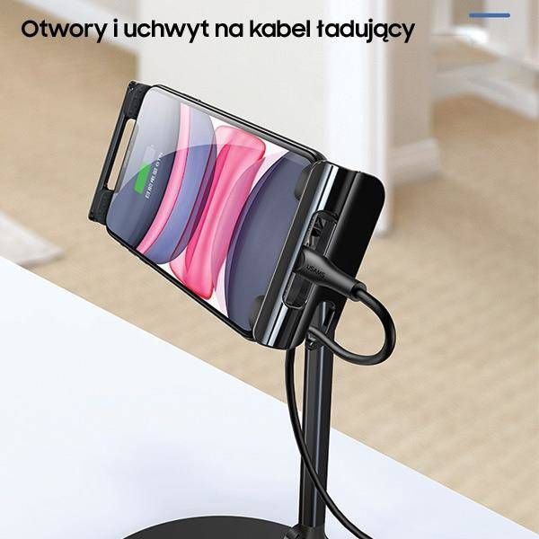 Mbajtëse USAMS për celular dhe tablet, e bardhë