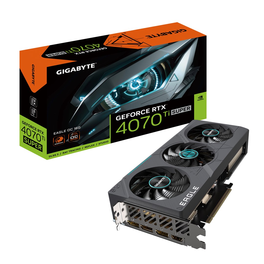 Kartelë grafike Gigabyte GeForce RTX 4070 Ti SUPER Eagle OC 16GB GDDR6X